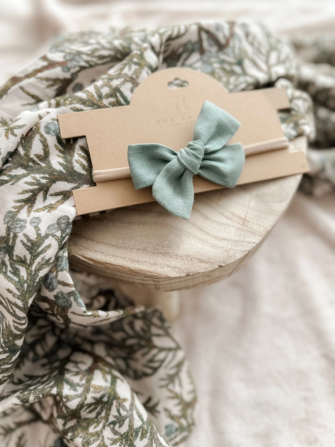 Pop Ya Tot Bow Headband - Teal