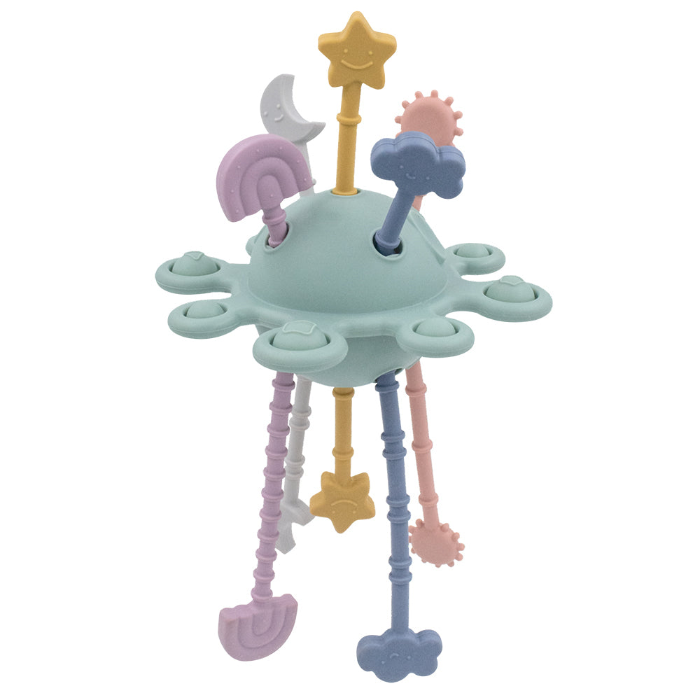 Silicone Sensory Zippy Activity Toy - Dusty