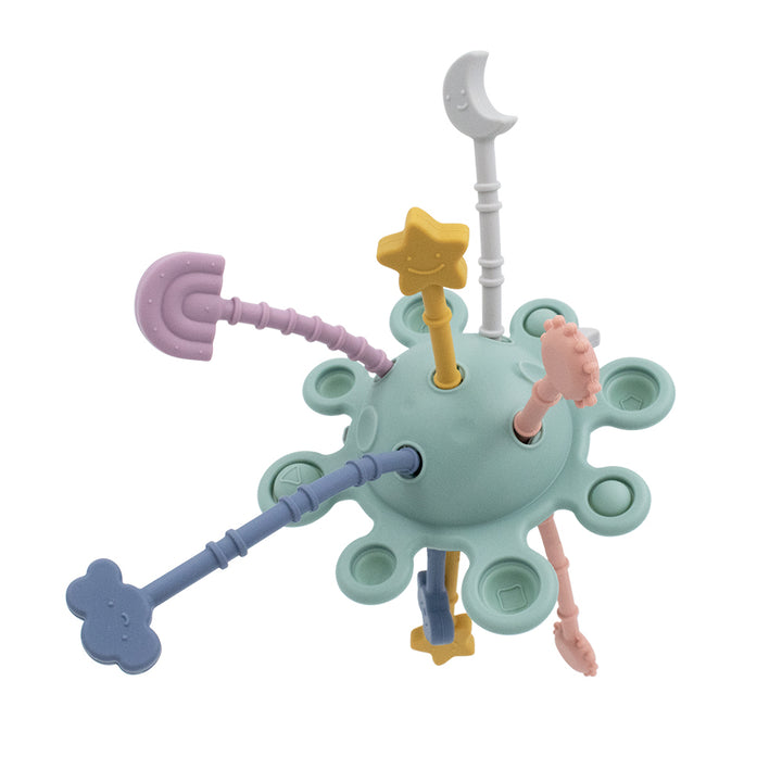 Silicone Sensory Zippy Activity Toy - Dusty