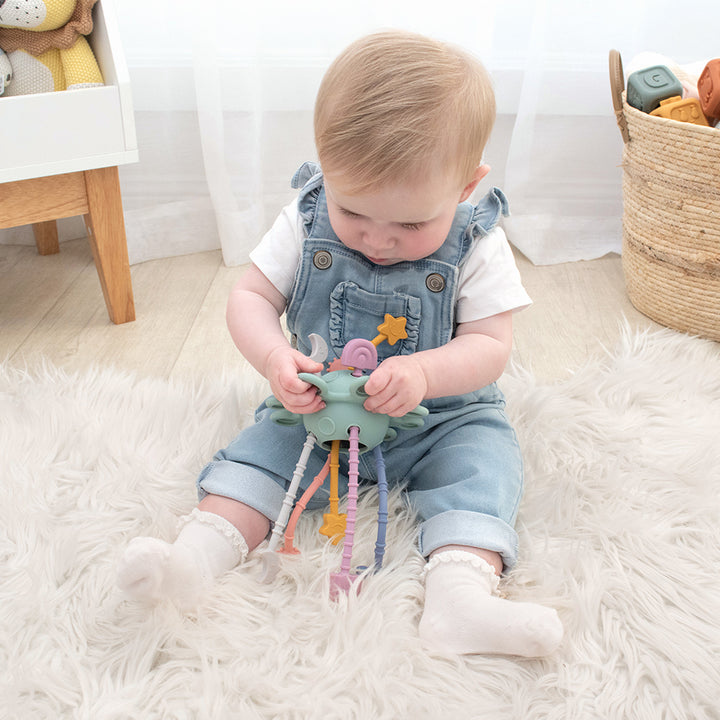 Silicone Sensory Zippy Activity Toy - Dusty