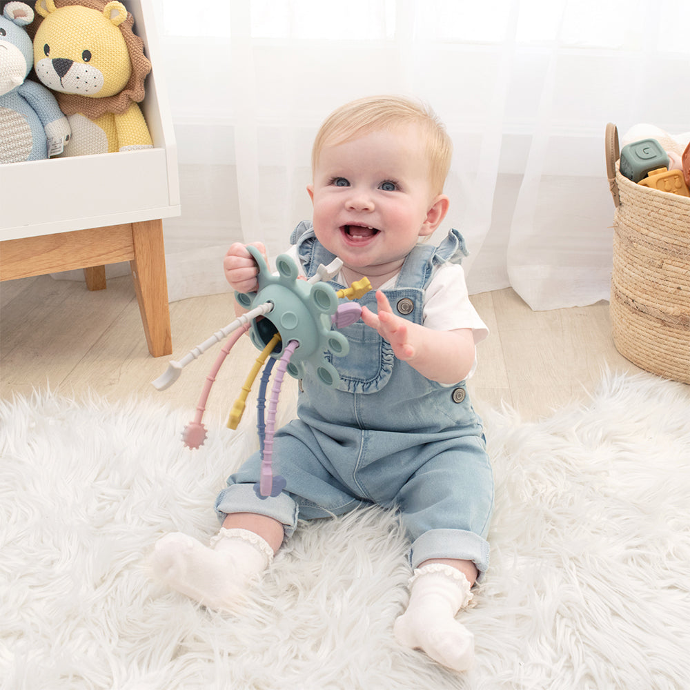 Silicone Sensory Zippy Activity Toy - Dusty
