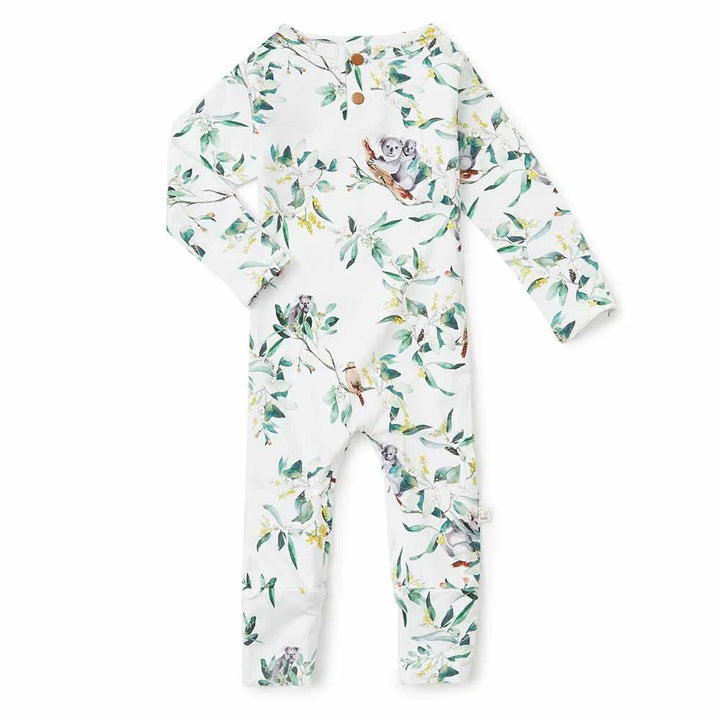 Snuggle Hunny Organic Growsuit - Eucalypt Size 0