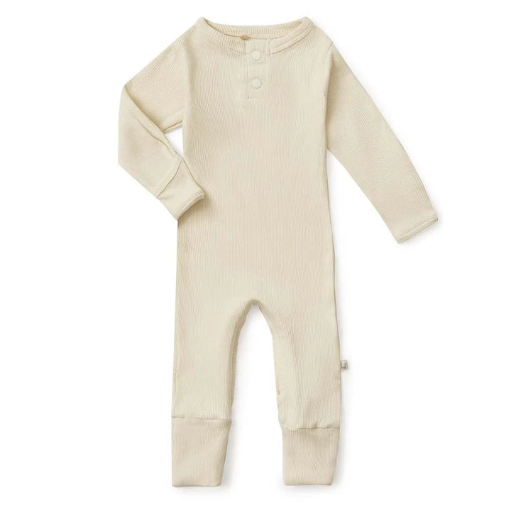 Snuggle Hunny Organic Ribbed Growsuit Size 1 - Halo