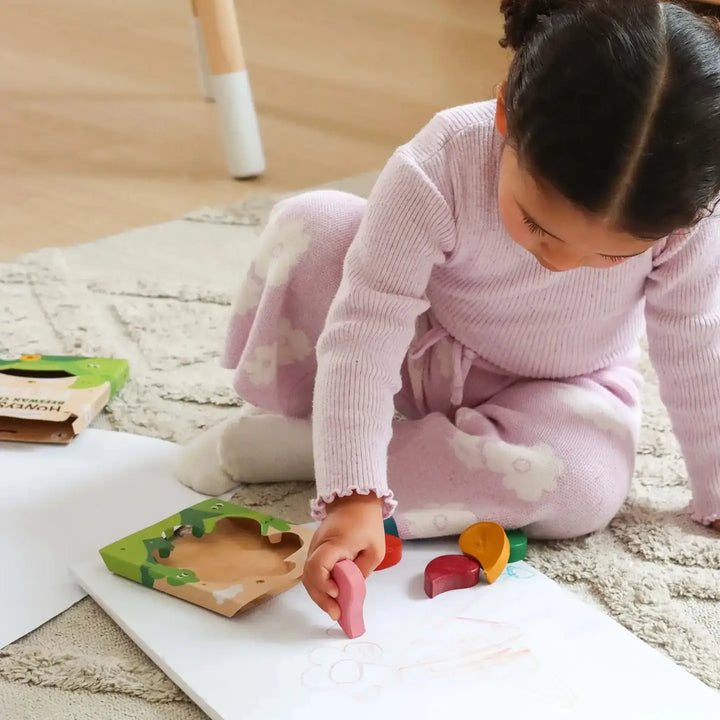 Honeysticks Beeswax Crayons Petals 6 Pack