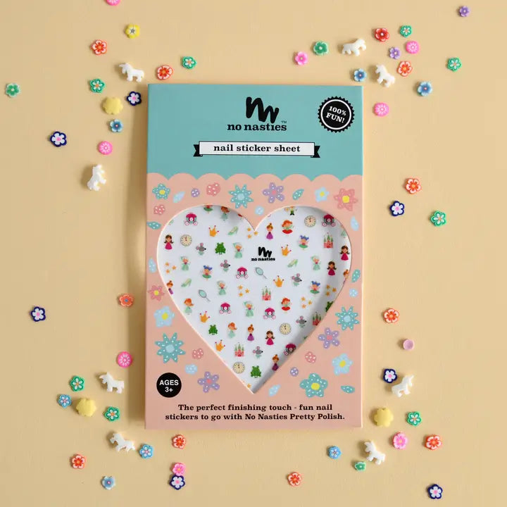 No Nasties Kids Nail Stickers - Assorted