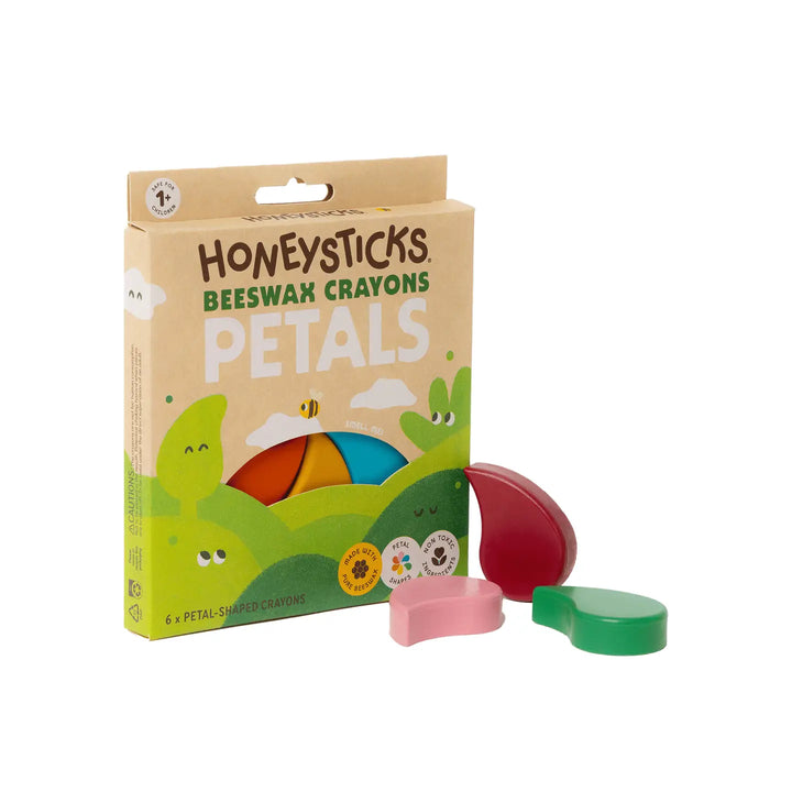 Honeysticks Beeswax Crayons Petals 6 Pack