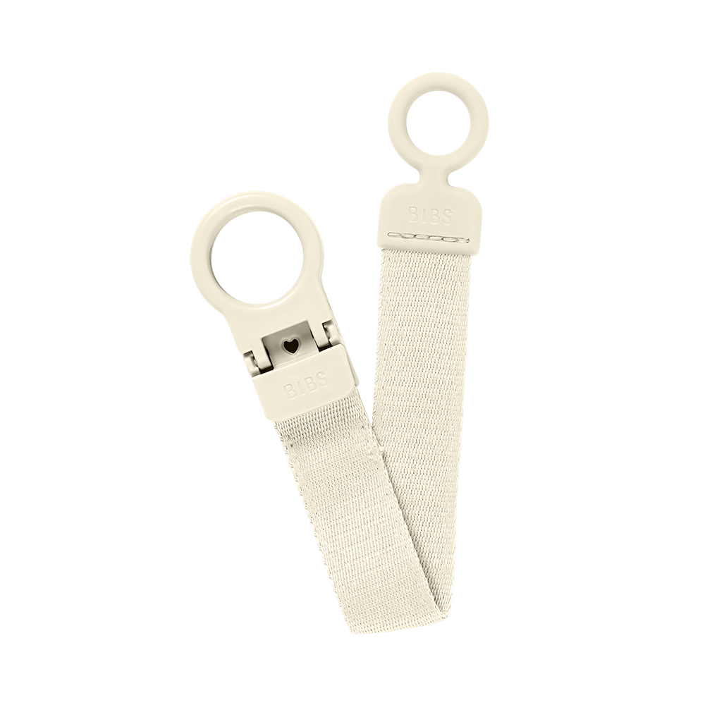 BIBS Loop Pacifier Clip | Ivory