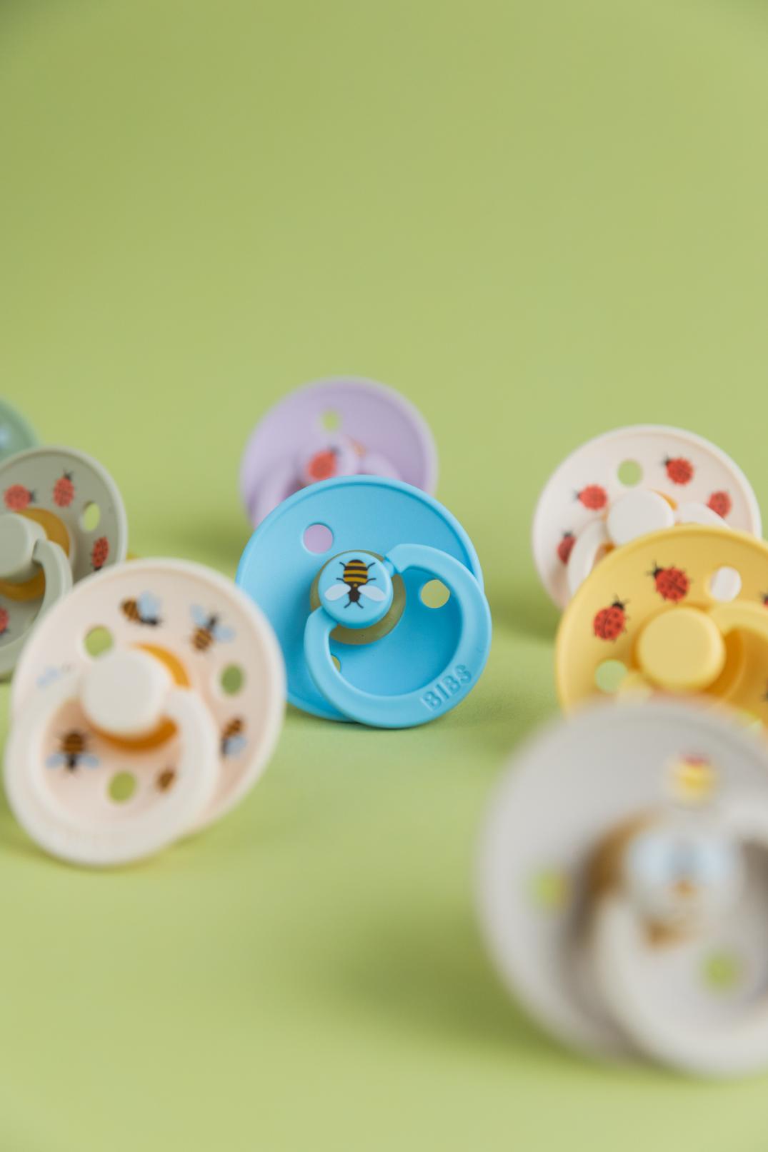 BIBS Size Urban Garden Latex Round Dummies Twin Packs