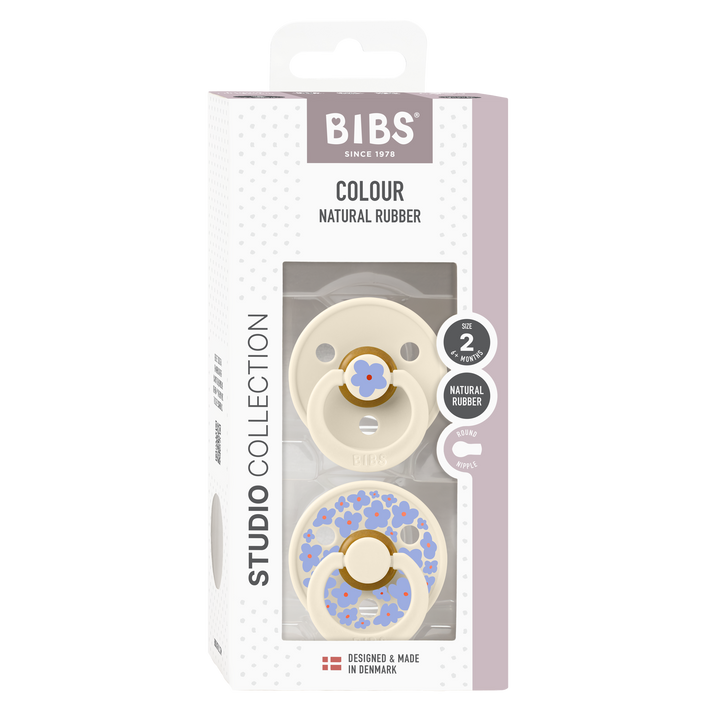 BIBS Studio Collection Jasmine Latex Round Dummies Twin Pack
