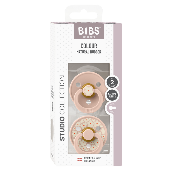 BIBS Studio Collection Jasmine Latex Round Dummies Twin Pack