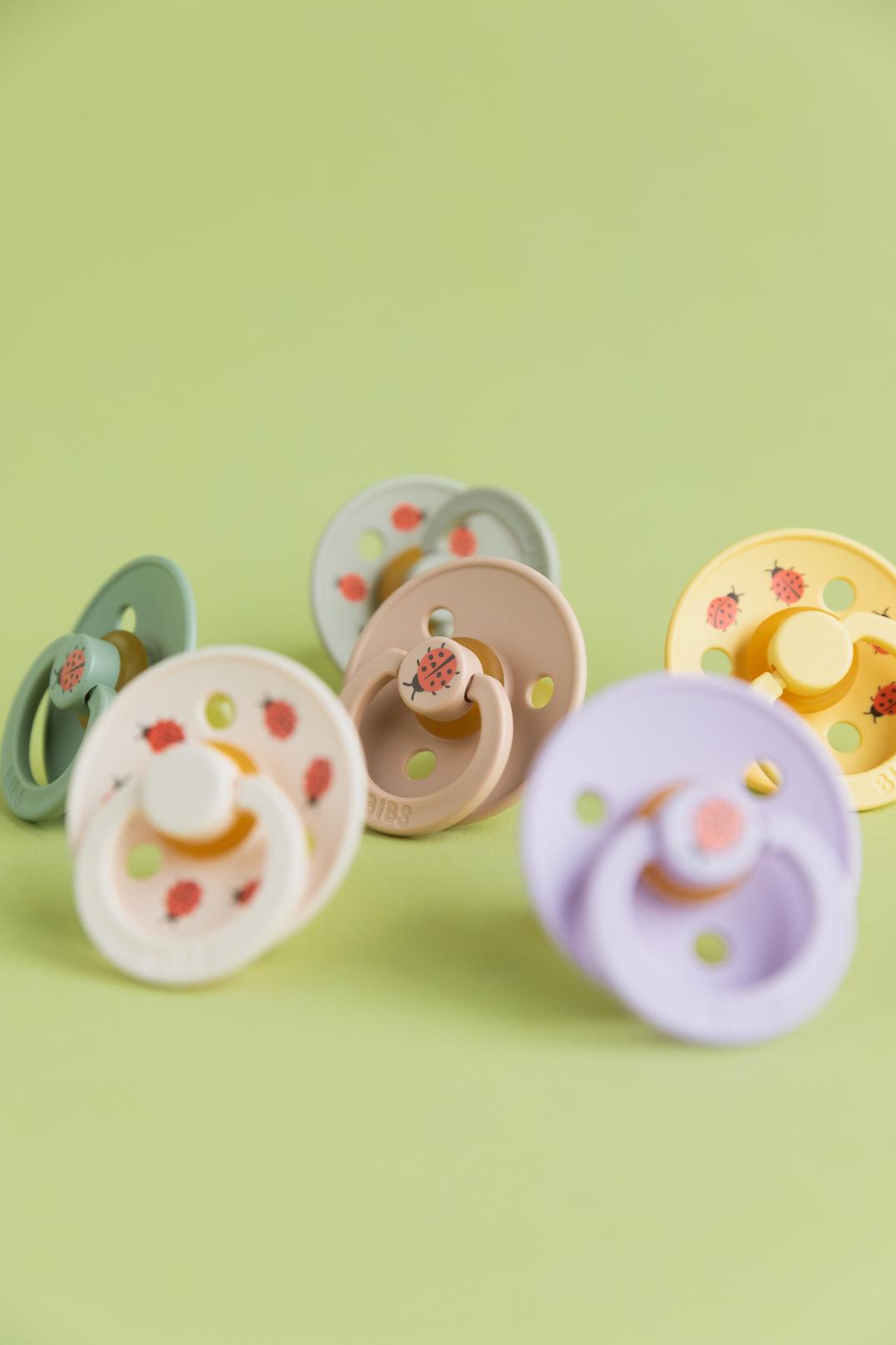 BIBS Size Urban Garden Latex Round Dummies Twin Packs