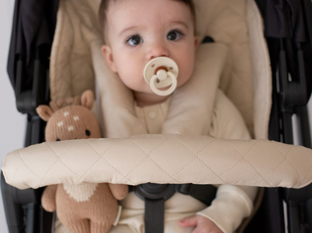Bambella Designs Pram Bar Cover | Oat