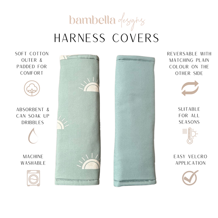 Bambella Harness Covers | Sage Sunshine