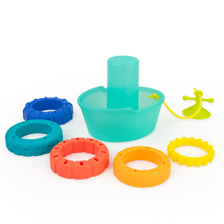 Stackin' Ship Tub Bath Play Set