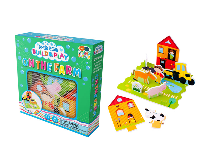 Bath Time Build & Play - On the Farm