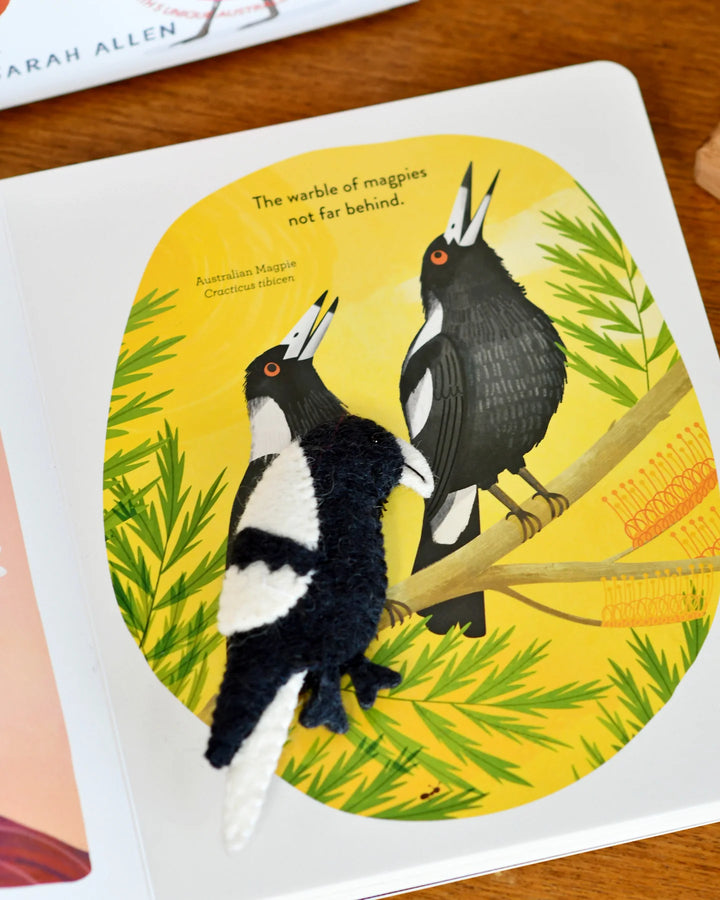 The Busy Beaks Finger Puppets and Book Set