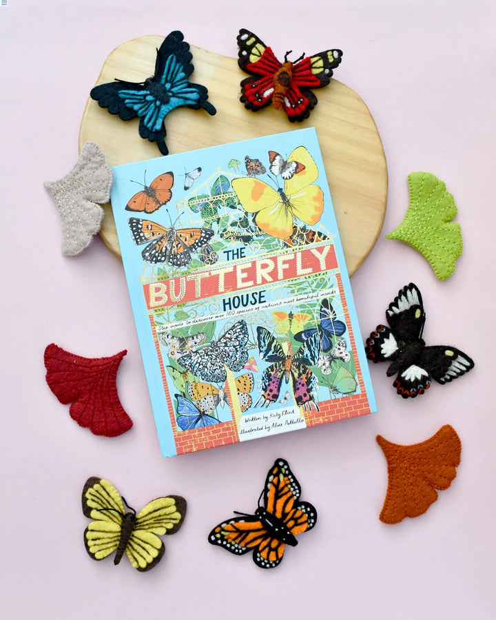 Butterflies Felt Finger Puppet Set