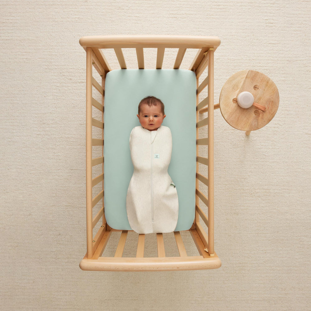 ergoPouch Cocoon Zip Swaddle Bag 1.0 TOG - Oatmeal Marle