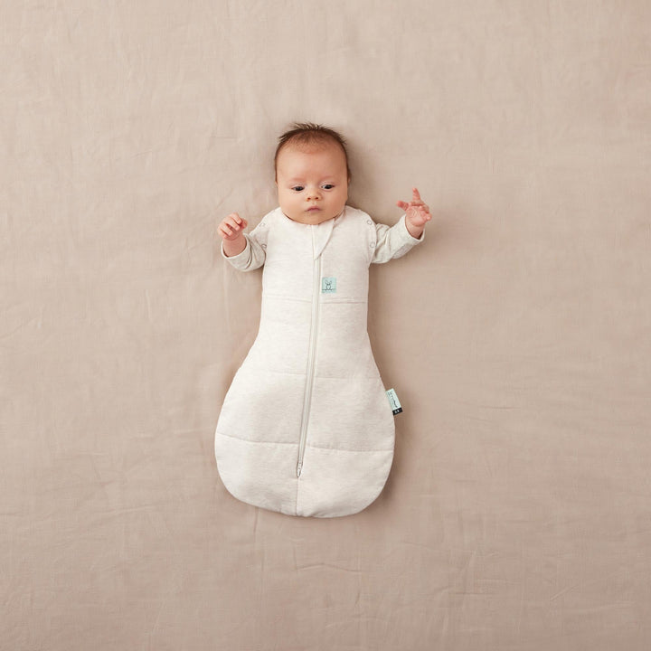 ergoPouch Cocoon Zip Swaddle Bag 3.5 TOG - Oatmeal Marle