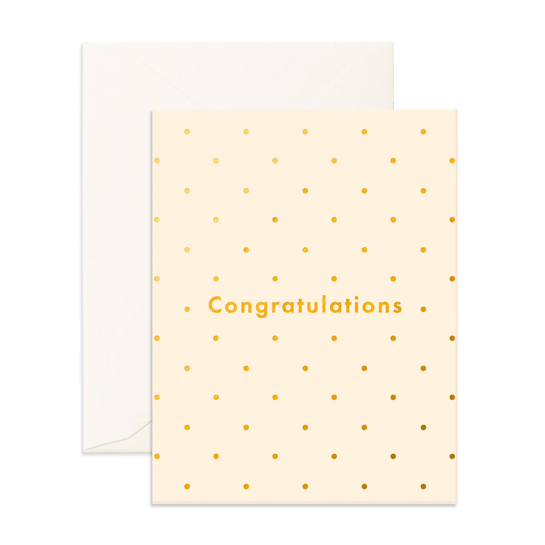 Congrats Dots Greeting Card