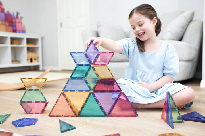 Connetix Magnetic Tiles Pastel Shape Expansion 48 Piece Pack