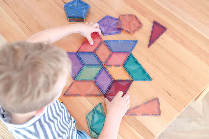 Connetix Magnetic Tiles Pastel Shape Expansion 48 Piece Pack