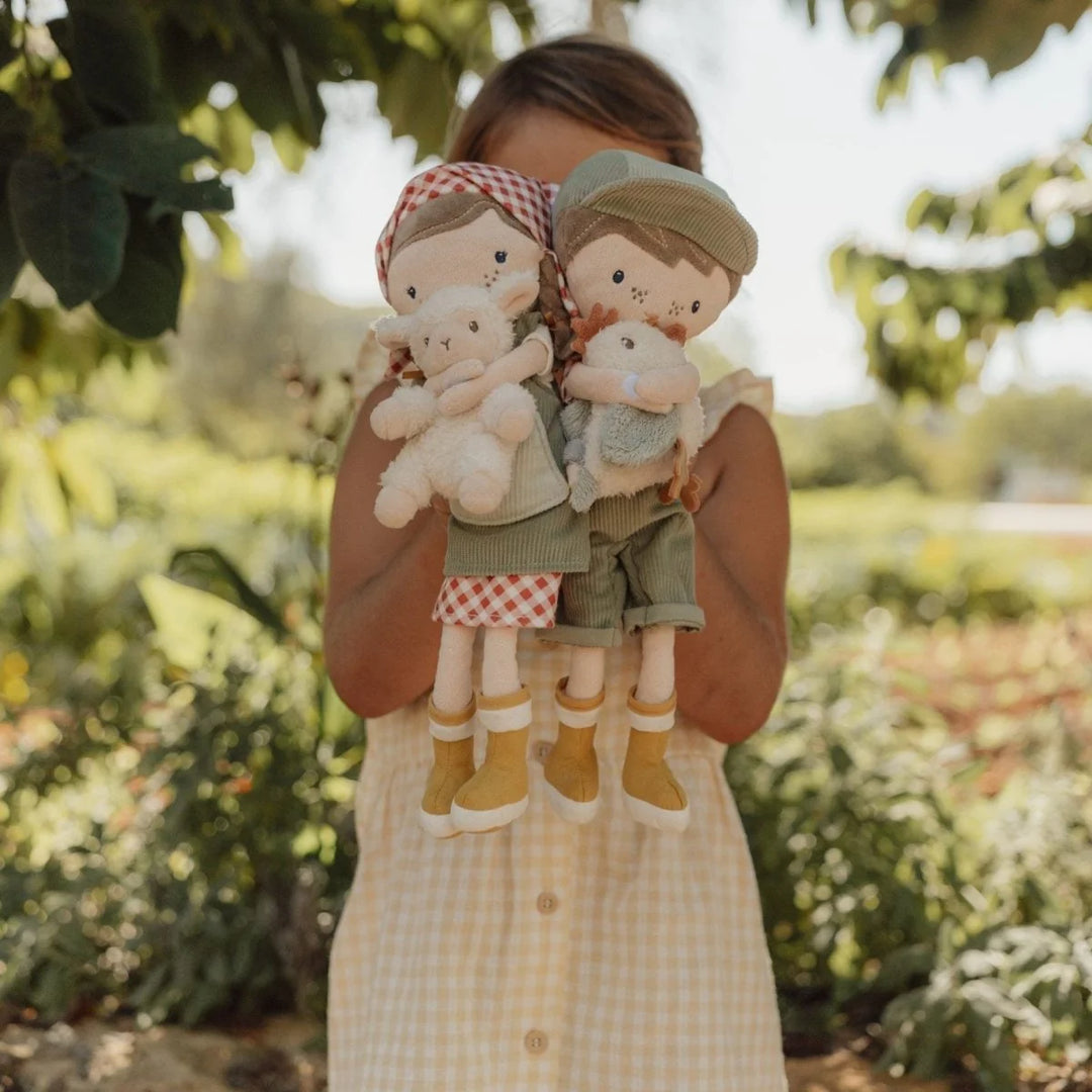 Little Dutch Plush Soft Toy Bundle - Farmer Jim & Farmer Rosa