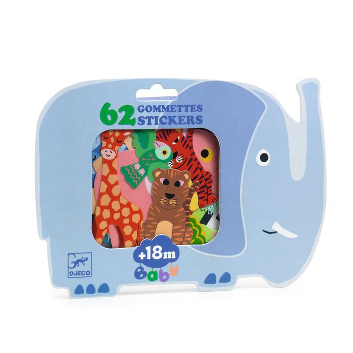 Djeco Safari Toddler Sticker Set