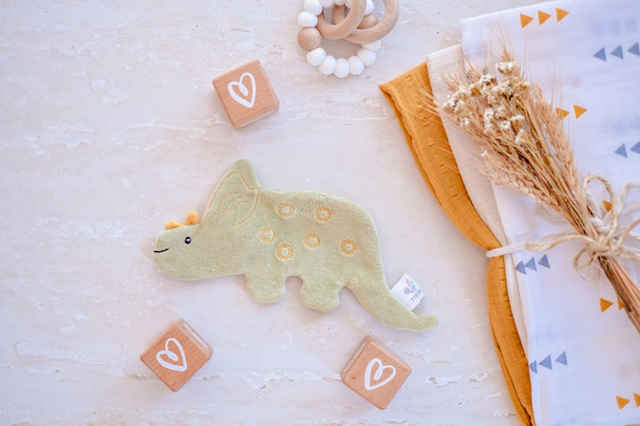 Tikiri Crinkle Scrunch Sensory Toy - Triceratops