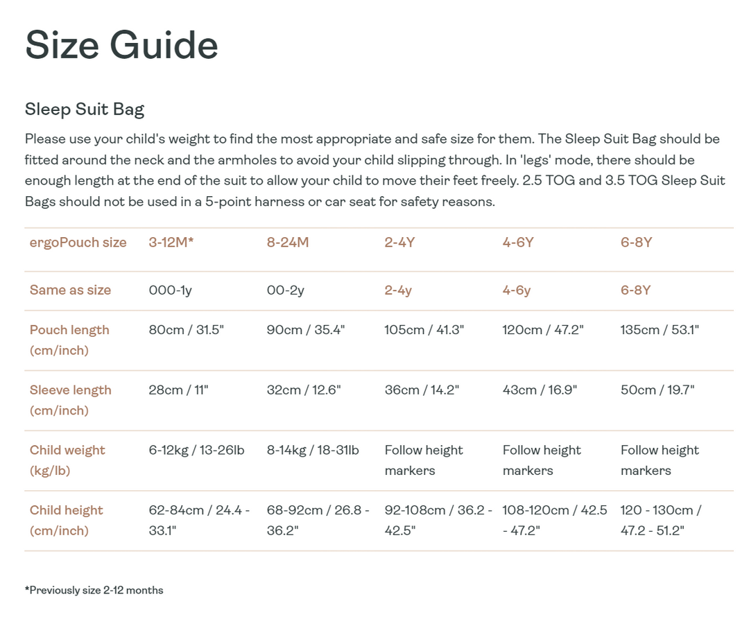 ergoPouch Sleep Suit Bag TOG 2.5 - Daisies