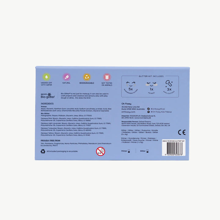 Oh Flossy Disco Fever Kids Glitter Set