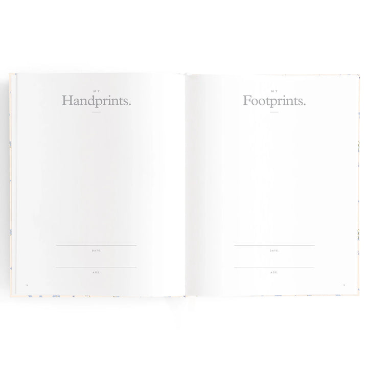 Fox & Fallow Baby Record Book - Forget-Me-Not