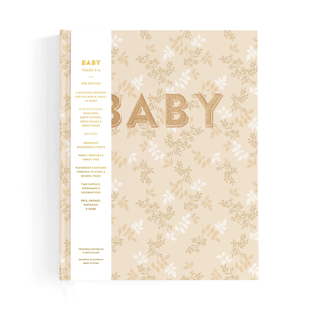 Fox & Fallow Baby Record Book - Cedarwood