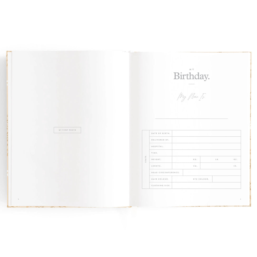 Fox & Fallow Baby Record Book - Cedarwood