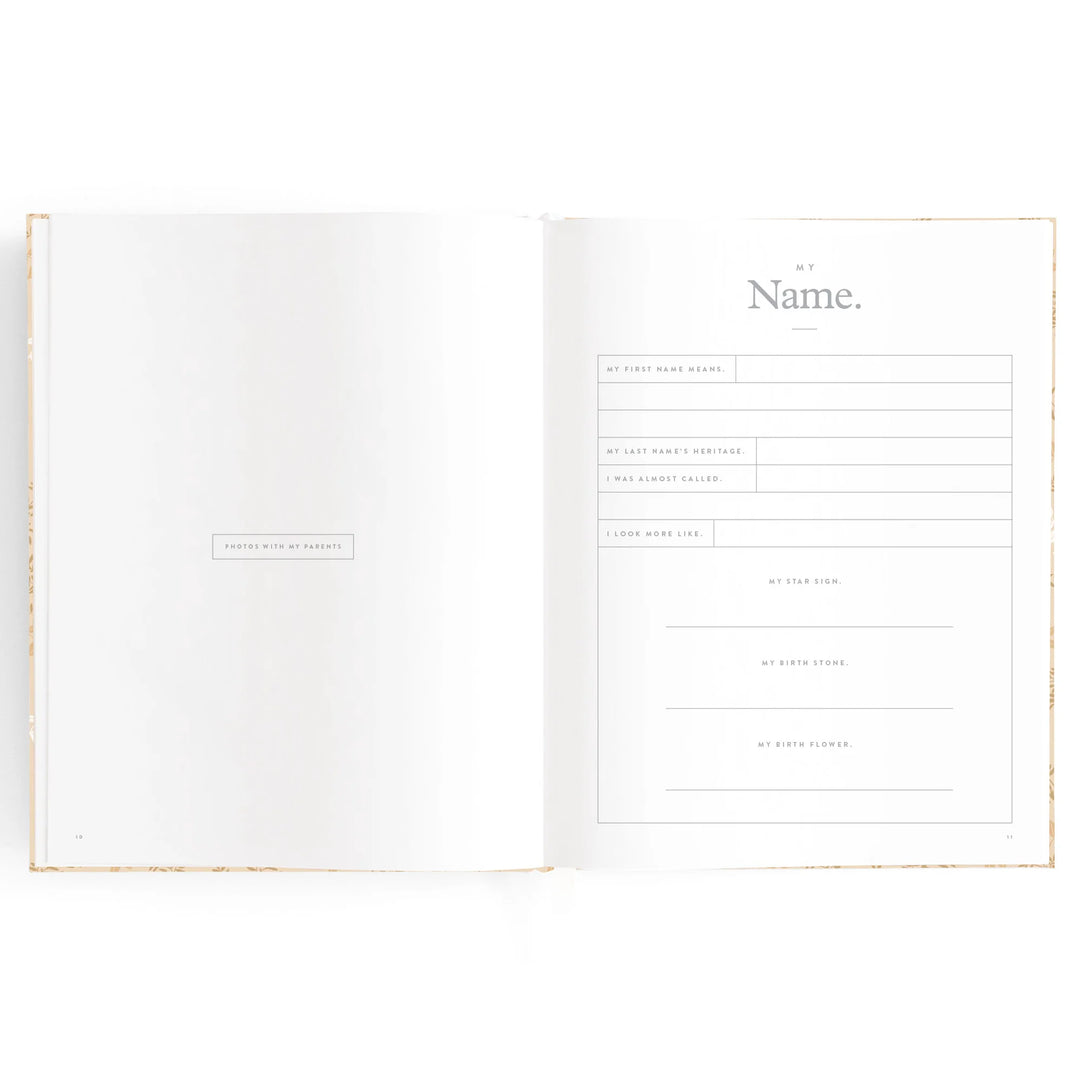 Fox & Fallow Baby Record Book - Cedarwood