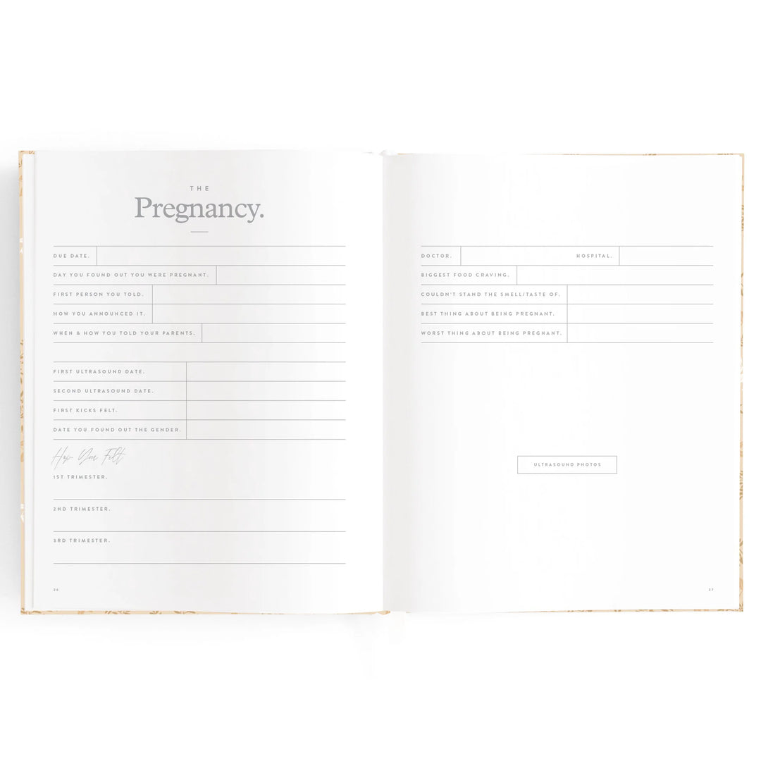 Fox & Fallow Baby Record Book - Cedarwood