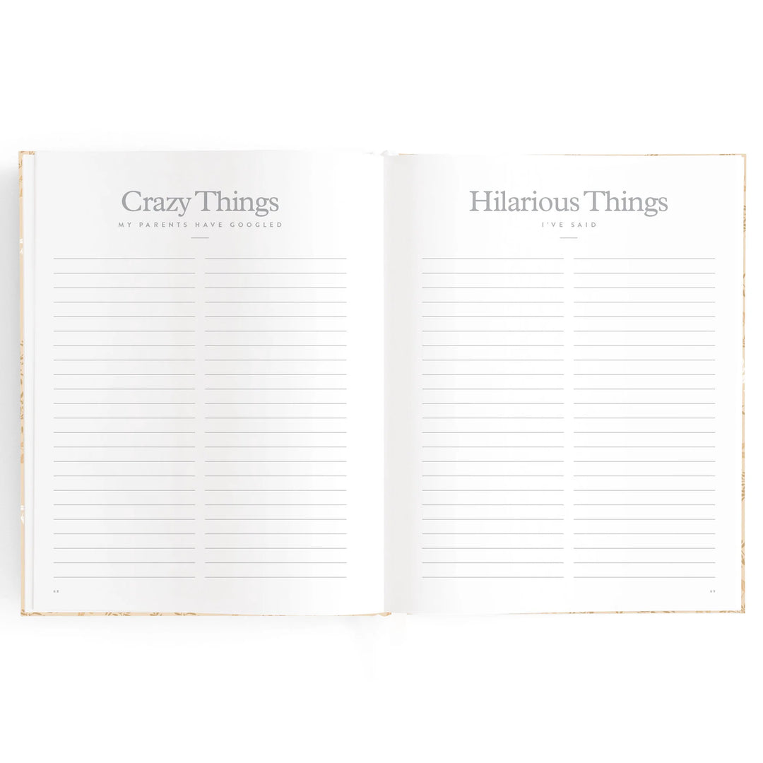 Fox & Fallow Baby Record Book - Cedarwood