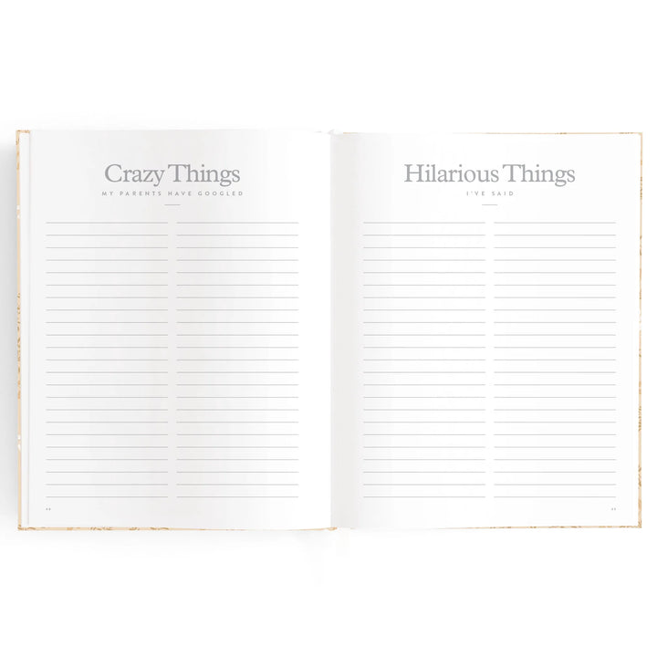 Fox & Fallow Baby Record Book - Cedarwood