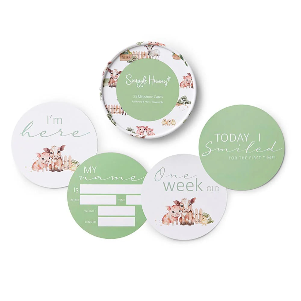 Farm & Mint Reversible Milestone Cards Farm & Mint Reversible Milestone Cards