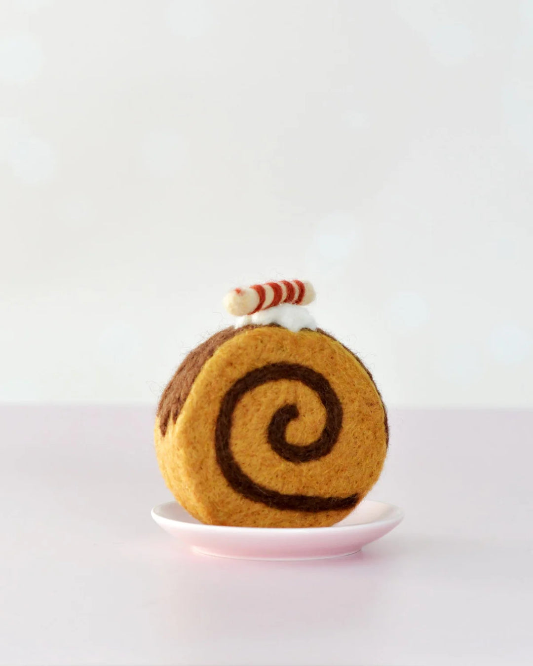 Chocolate Swiss Roll Felt Play Food