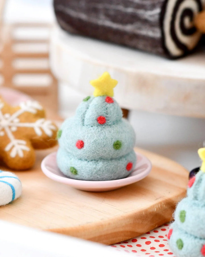 Christmas Meringue Tree Felt Play Food