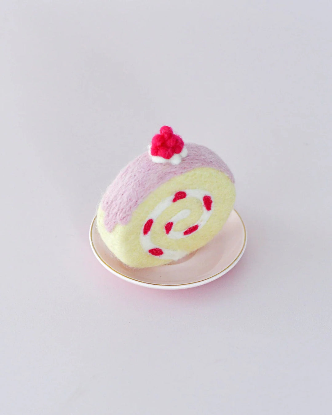 Strawberry Swiss Roll Felt Play Food