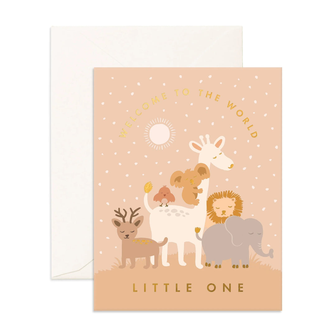 Welcome Little One Summer Greeting Card