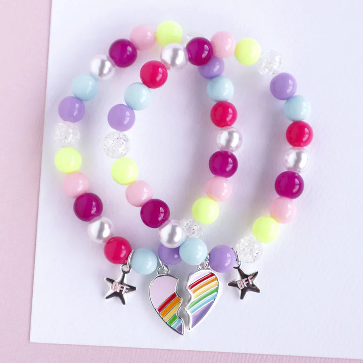 Lauren Hinkley Rainbow BFF Elastic Bracelet Set