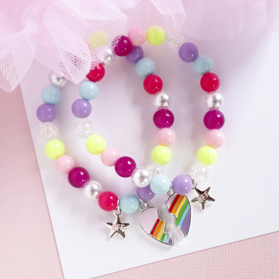 Lauren Hinkley Rainbow BFF Elastic Bracelet Set
