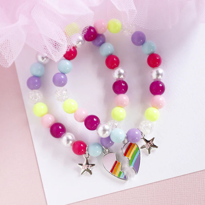 Lauren Hinkley Rainbow BFF Elastic Bracelet Set