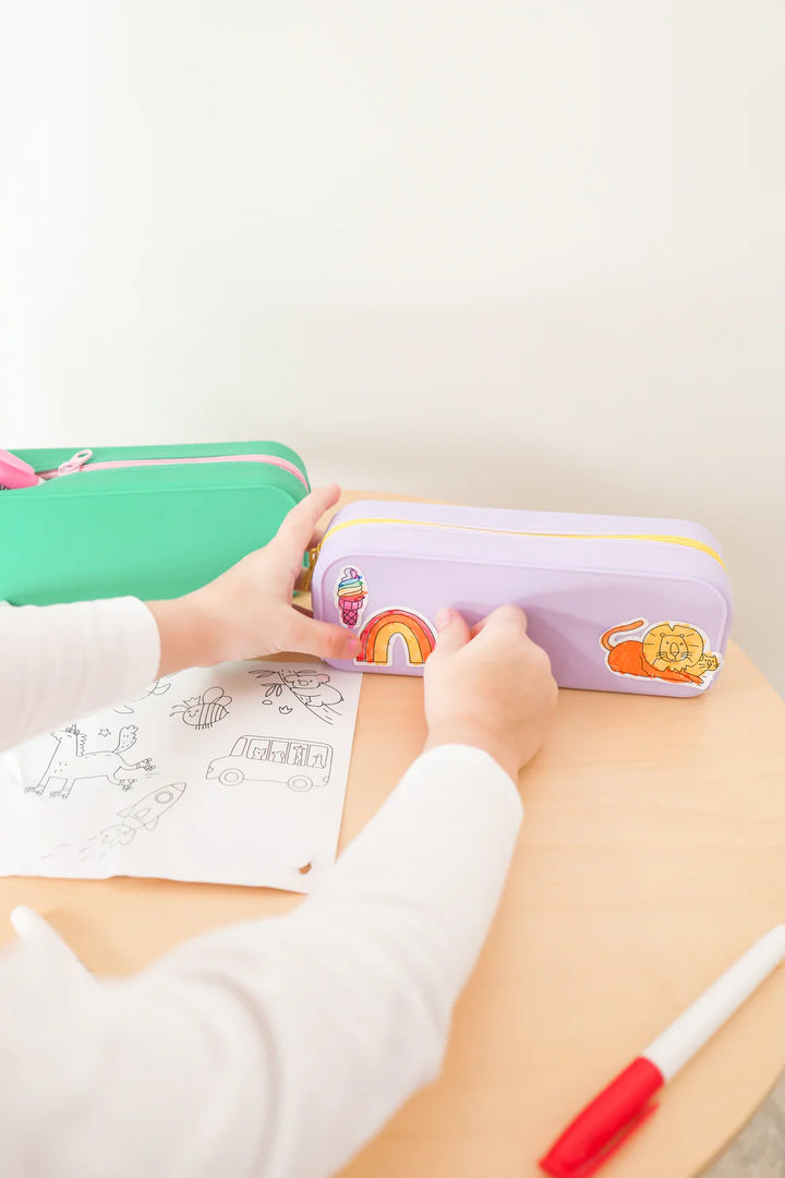 Scribble Mat Colouring Sticker Set