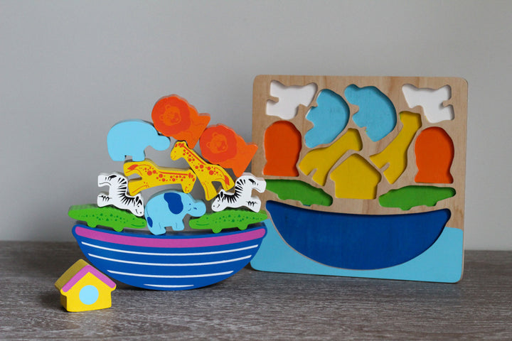Noah's Ark Chunky Puzzle & Play Set