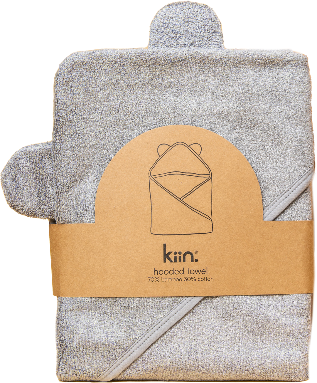 Kiin Bamboo Cotton Hooded Towel