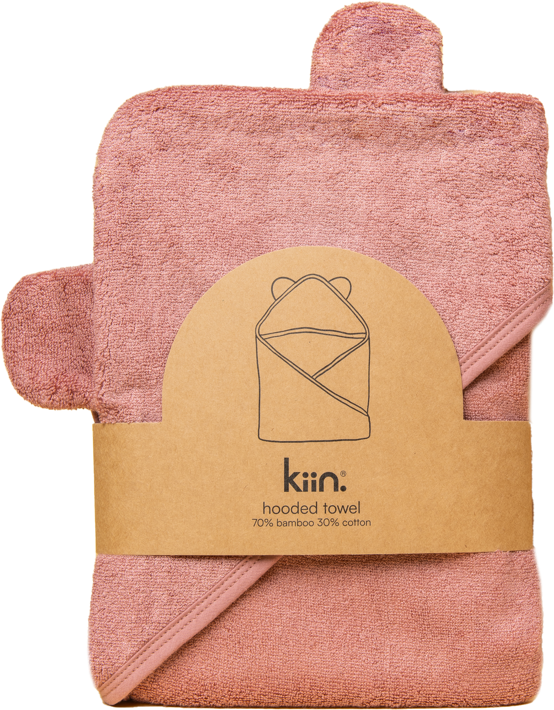 Kiin Bamboo Cotton Hooded Towel